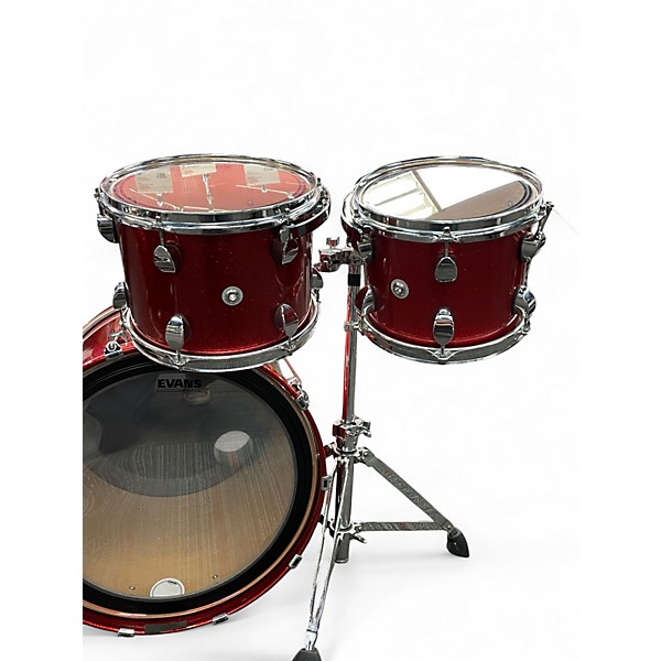Used Premier 4 Piece Genesta Gen X Elite Red Sparkle Drum Kit