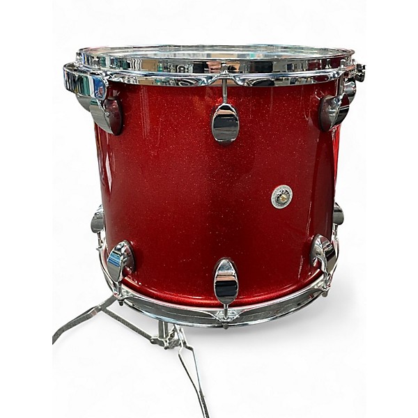 Used Premier 4 Piece Genesta Gen X Elite Red Sparkle Drum Kit