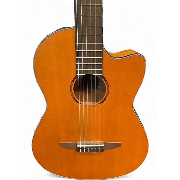 Used Yamaha NCX1FM Natural Classical Acoustic Electric Guitar