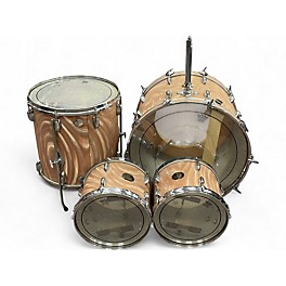 Vintage 1960s Gretsch Drums 4 Piece 4 PIECE KIT SSF SATIN SUNSET FLAME Drum Kit