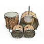 Vintage 1960s Gretsch Drums 4 Piece 4 PIECE KIT SSF SATIN SUNSET FLAME Drum Kit thumbnail