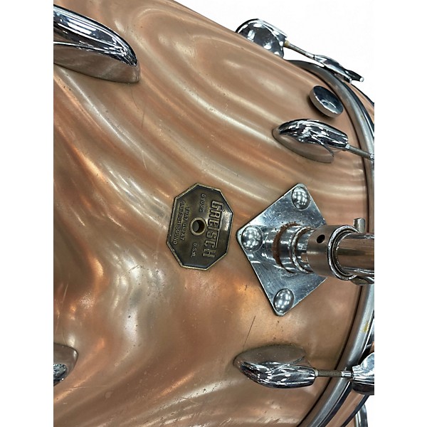 Vintage 1960s Gretsch Drums 4 Piece 4 PIECE KIT SSF SATIN SUNSET FLAME Drum Kit