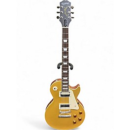 Used Epiphone Les Paul Traditional Pro IV Gold Solid Body Electric Guitar