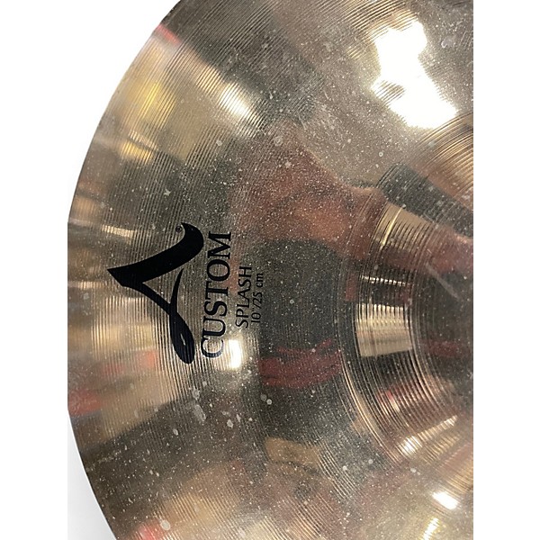 Used Zildjian 10in A Custom Splash Cymbal