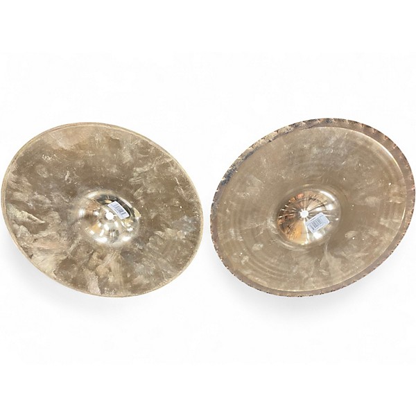 Used Zildjian 14in A CUSTOM HI HAT PAIR Cymbal