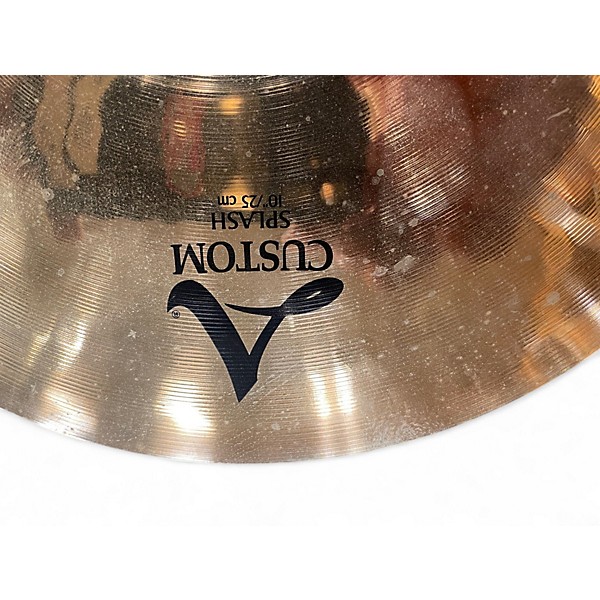 Used Zildjian 14in A CUSTOM HI HAT PAIR Cymbal
