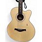 Used Hofner HAB07E Natural Acoustic Bass Guitar