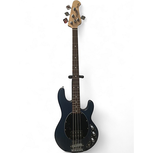 Used Sterling by Music Man StingRay Bass Blue Electric Bass Guitar