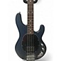 Used Sterling by Music Man StingRay Bass Blue Electric Bass Guitar