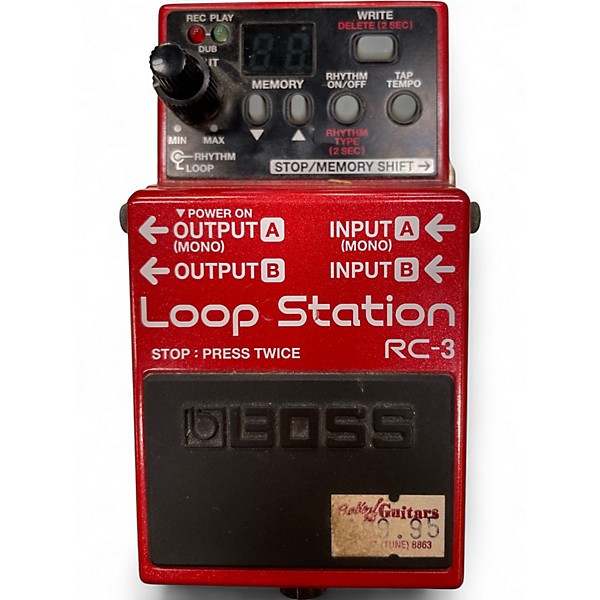 Used BOSS RC3 Loop Station Pedal
