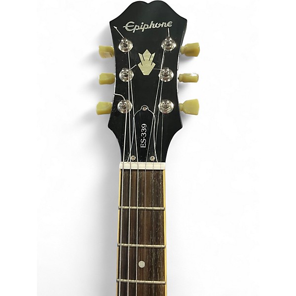 Used Epiphone ES339 Tobacco Sunburst Hollow Body Electric Guitar