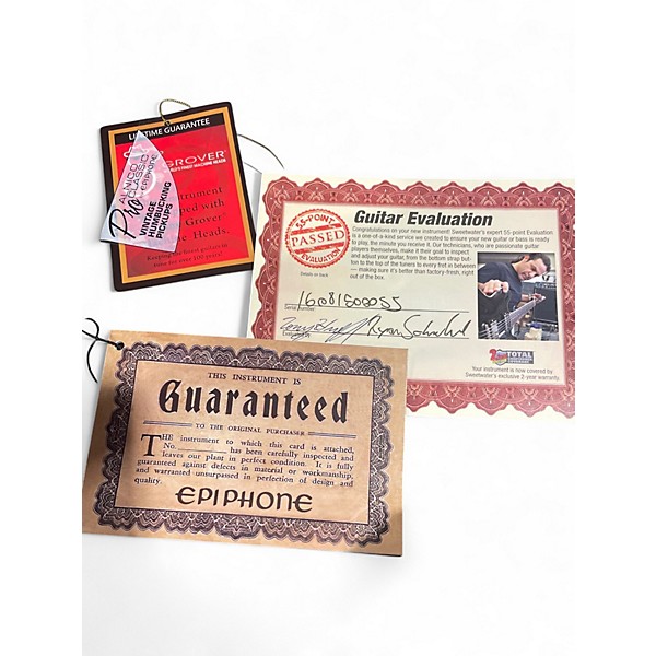 Used Epiphone ES339 Tobacco Sunburst Hollow Body Electric Guitar