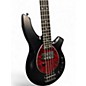Used Ernie Ball Music Man Bongo 4 String Black Electric Bass Guitar
