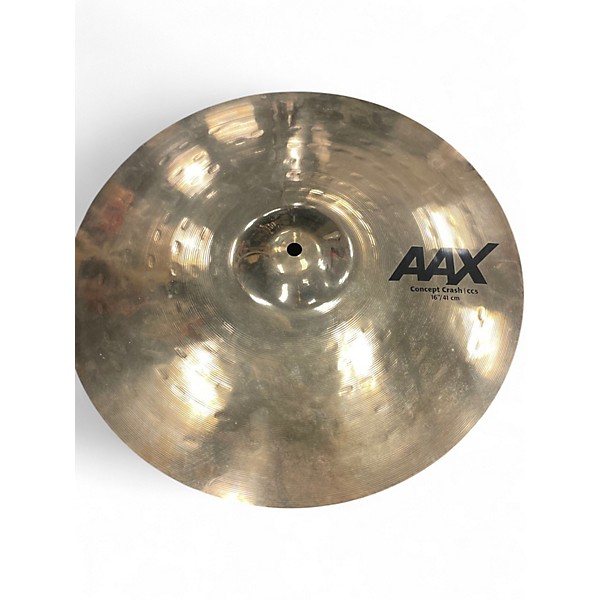 Used SABIAN 16in AAX Concept Crash Cymbal