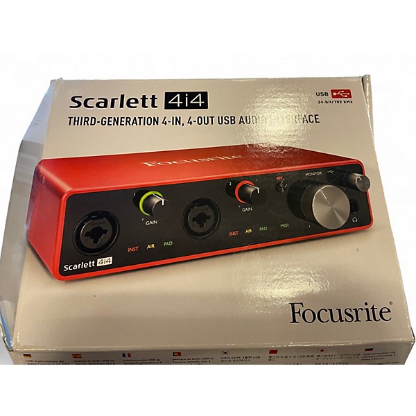 Focusrite オーディオインターフェイス 4i4 3rd Gen USED Used