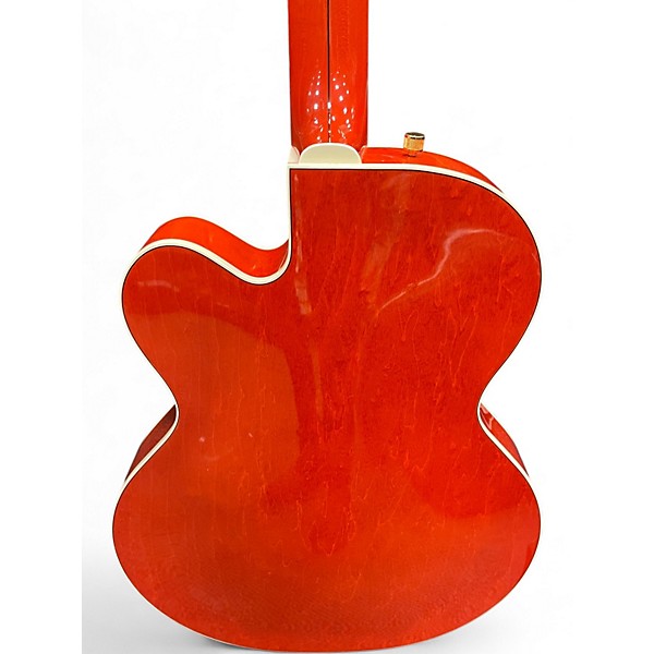 Used Gretsch Guitars G6120 Chet Atkins Signature Orange Hollow Body Electric Guitar