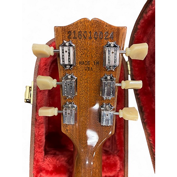 Used 2021 Gibson Les Paul Standard 1950S Neck Gold Top Solid Body Electric Guitar