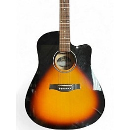 Used Seagull S6 CW Spruce Sunburst Acoustic Electric Guitar