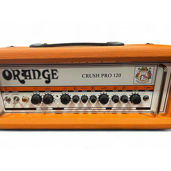 Used Orange Amplifiers CR120H Crush Pro 120W Solid State Guitar Amp Head