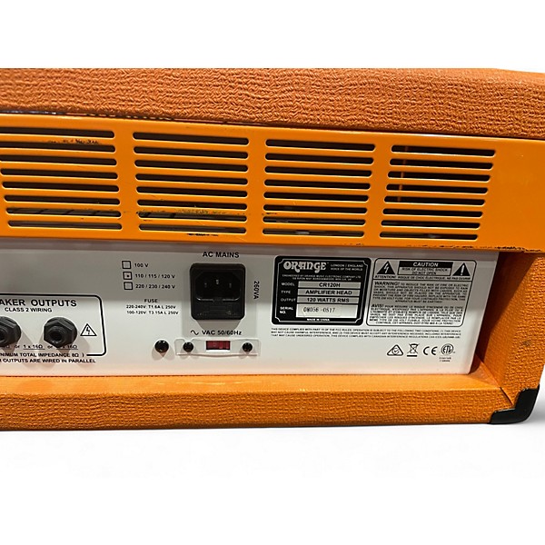 Used Orange Amplifiers CR120H Crush Pro 120W Solid State Guitar Amp Head