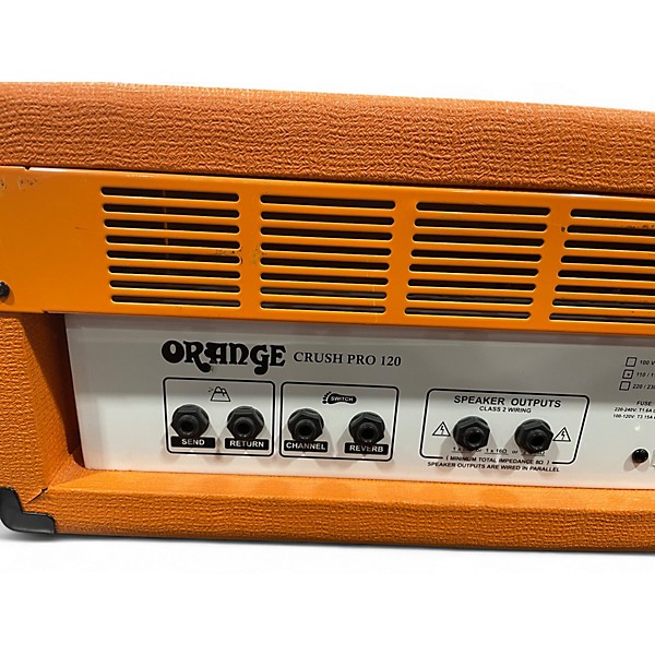 Used Orange Amplifiers CR120H Crush Pro 120W Solid State Guitar Amp Head