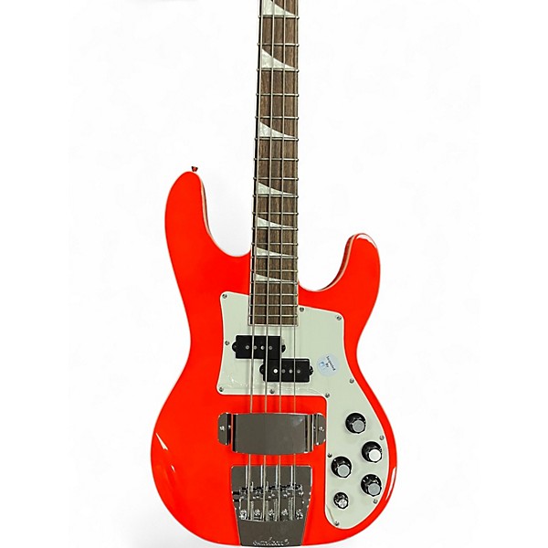 Used Jackson X Series Concert Bass CBXNT DX IV Rocket Red Electric Bass Guitar