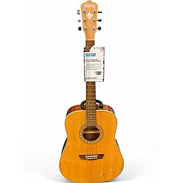 Used Washburn WD7S Natural Acoustic Guitar