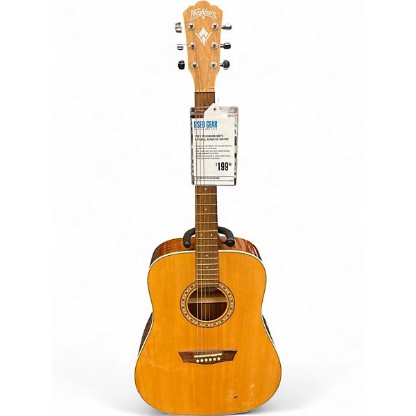 Used Washburn WD7S Natural Acoustic Guitar