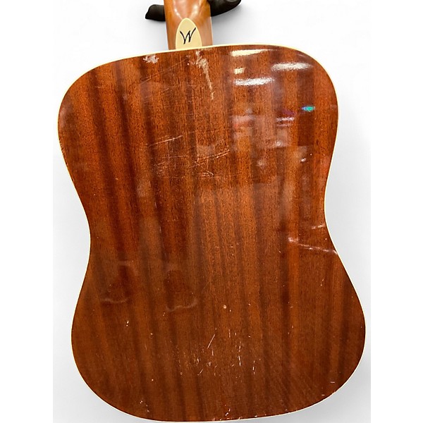 Used Washburn WD7S Natural Acoustic Guitar