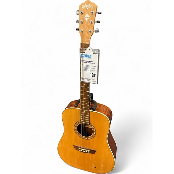 Used Washburn WD7S Natural Acoustic Guitar