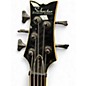 Used Schecter Guitar Research Stiletto Elite 5 String Trans Black Electric Bass Guitar