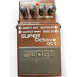 Used BOSS OC3 Super Octave Effect Pedal