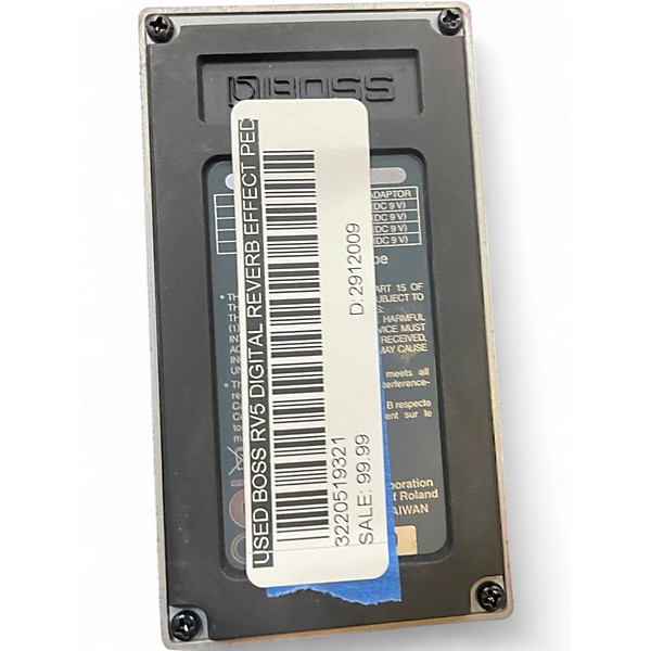 Used BOSS RV5 Digital Reverb Effect Pedal