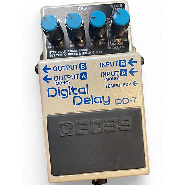 Used BOSS DD7 Digital Delay Effect Pedal