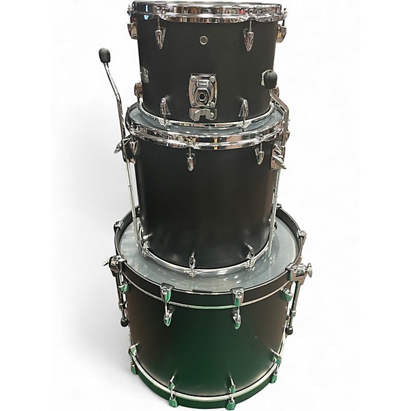 Used Yamaha 4 Piece Tour Custom Licorice Satin Drum Kit