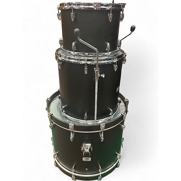 Used Yamaha 4 Piece Tour Custom Licorice Satin Drum Kit