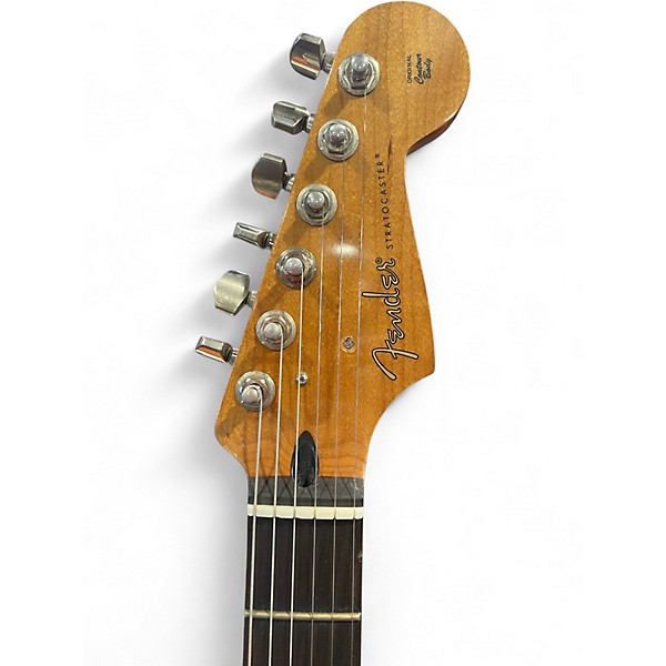 Used Fender Player Plus Stratocaster HSS Cherry Sunburst Solid Body Electric Guitar