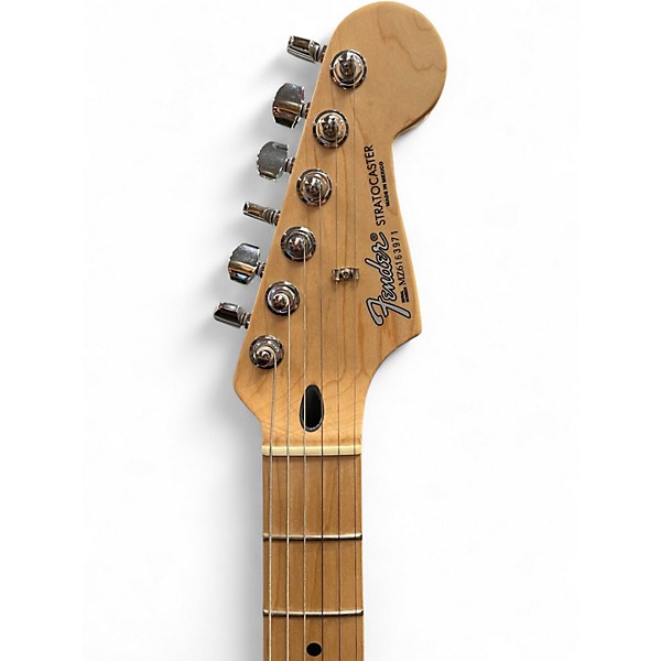 Used Fender Standard Stratocaster HSS Cherry Solid Body Electric Guitar