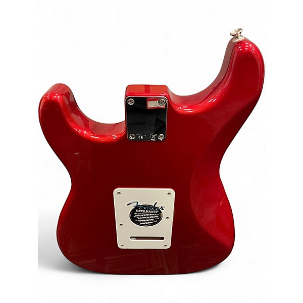 Used Fender Standard Stratocaster HSS Cherry Solid Body Electric Guitar