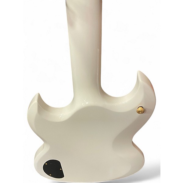 Used Schecter Guitar Research H6LLYW66D ZACKY VENGEANCE White Solid Body Electric Guitar