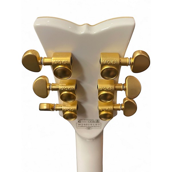 Used Schecter Guitar Research H6LLYW66D ZACKY VENGEANCE White Solid Body Electric Guitar