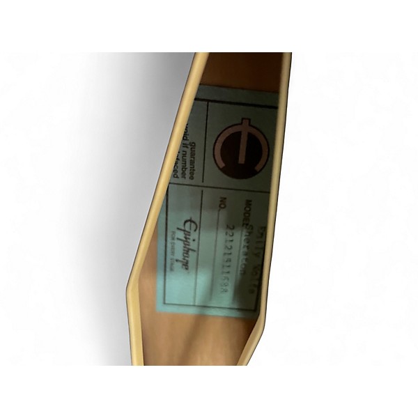 Used Epiphone EMILY WOLFE SHERATON BLACK Hollow Body Electric Guitar