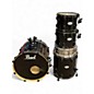 Used Pearl 5 Piece Vision Black Drum Kit thumbnail