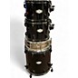 Used Pearl 5 Piece Vision Black Drum Kit