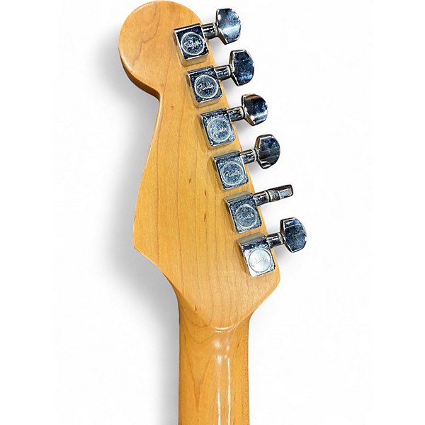 Used 1993 Fender Standard Stratocaster Black Solid Body Electric Guitar