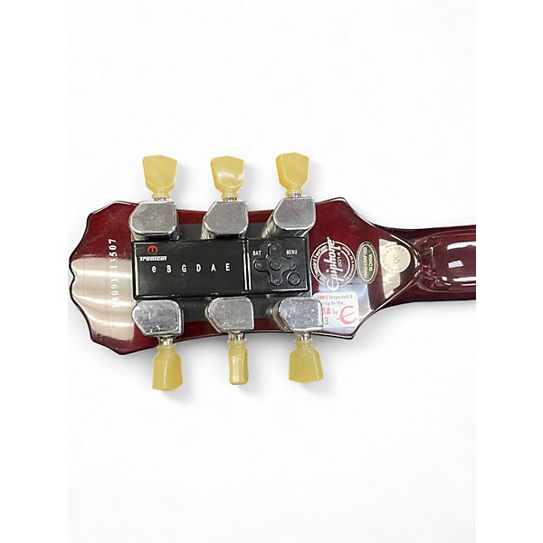 Used Epiphone Les Paul Classic T Wine Red Solid Body Electric Guitar