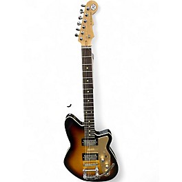 Used Reverend Jetstream HCB 3 Tone Sunburst Solid Body Electric Guitar
