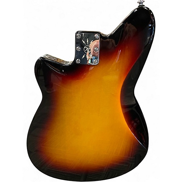 Used Reverend Jetstream HCB 3 Tone Sunburst Solid Body Electric Guitar