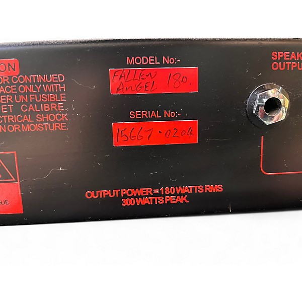 Used Ashdown FALLEN ANGEL 180 Tube Guitar Amp Head