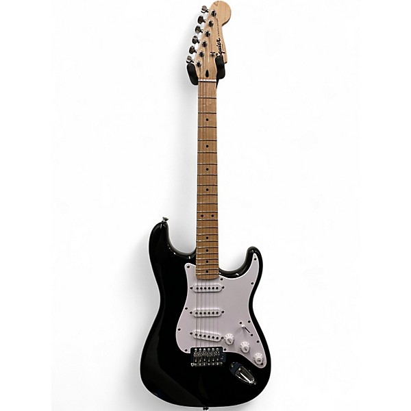 Used Squier Sonic Stratocaster BLACK Solid Body Electric Guitar